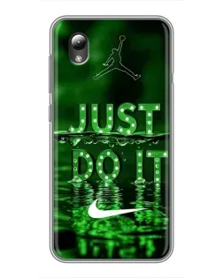 Чехол для ZTE Blade L8 с картинкой «Зеленый неоновый Nike» Чехол для ZTE Blade L8 с картинкой «Зеленый неоновый Nike»