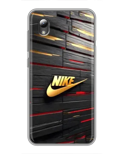 Чехол для ZTE Blade L8 с картинкой «Золотой Nike на металле»