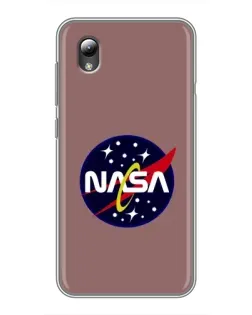 Чехол для ZTE Blade L8 с картинкой «NASA — ретро космос» Чехол для ZTE Blade L8 с картинкой «NASA — ретро космос»