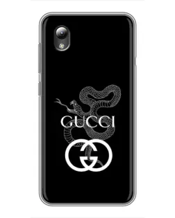 Чехол для ZTE Blade L8 с картинкой «Gucci — серебряная змея» Чехол для ZTE Blade L8 с картинкой «Gucci — серебряная змея»
