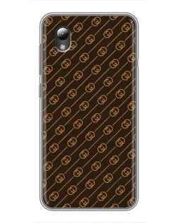 Чехол для ZTE Blade L8 с картинкой «Gucci — золотые диагонали» Чехол для ZTE Blade L8 с картинкой «Gucci — золотые диагонали»