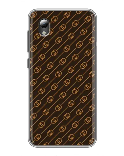 Чехол для ZTE Blade L8 с картинкой «Gucci — золотые диагонали» Чехол для ZTE Blade L8 с картинкой «Gucci — золотые диагонали»