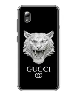 Чехол для ZTE Blade L8 с картинкой «Gucci — серебряный лев» Чехол для ZTE Blade L8 с картинкой «Gucci — серебряный лев»