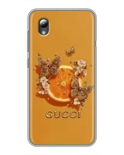 Чехол для ZTE Blade L8 с картинкой «Gucci — золотые бабочки» Чехол для ZTE Blade L8 с картинкой «Gucci — золотые бабочки»