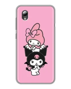 Чехол для ZTE Blade L8 с картинкой «My Melody и Kuromi» Чехол для ZTE Blade L8 с картинкой «My Melody и Kuromi»