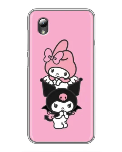 Чехол для ZTE Blade L8 с картинкой «My Melody и Kuromi» Чехол для ZTE Blade L8 с картинкой «My Melody и Kuromi»