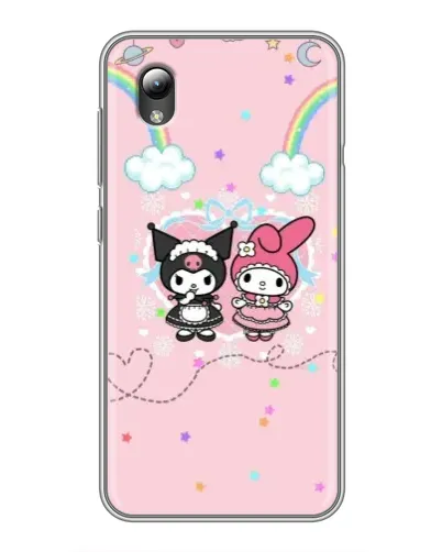 Чехол для ZTE Blade L8 с картинкой «My Melody и Kuromi» Чехол для ZTE Blade L8 с картинкой «My Melody и Kuromi»
