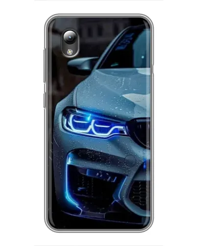 Чехол для ZTE Blade L8 с картинкой «Взгляд BMW с синими фарами»