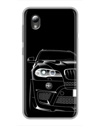 Чехол для ZTE Blade L8 с картинкой «Темный силуэт BMW»