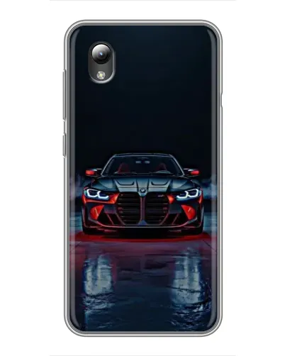 Чехол для ZTE Blade L8 с картинкой «BMW на мокрой дороге»