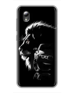 Чехол для ZTE Blade L8 с картинкой «BMW и лев» Чехол для ZTE Blade L8 с картинкой «BMW и лев»