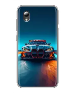 Чехол для ZTE Blade L8 с картинкой «BMW — огни неона» Чехол для ZTE Blade L8 с картинкой «BMW — огни неона»