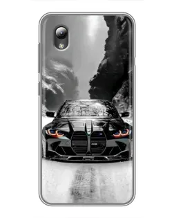 Чехол для ZTE Blade L8 с картинкой «BMW — акварельный дрифт» Чехол для ZTE Blade L8 с картинкой «BMW — акварельный дрифт»