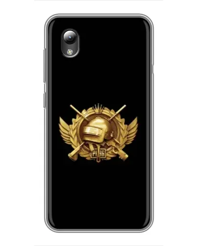 Чехол для ZTE Blade L8 с картинкой «PUBG — оранжевый градиент»