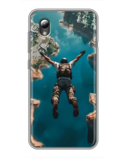 Чехол для ZTE Blade L8 с картинкой «PUBG — свободное падение»