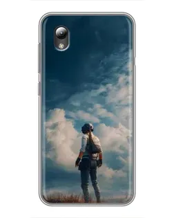 Чехол для ZTE Blade L8 с картинкой «Герой PUBG на скале» Чехол для ZTE Blade L8 с картинкой «Герой PUBG на скале»