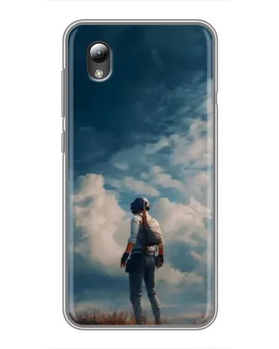 Чехол для ZTE Blade L8 с картинкой «Герой PUBG на скале»