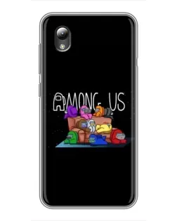 Чохол для ZTE Blade L8 з картинкою «Логотип Among Us»