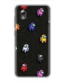 Чохол для ZTE Blade L8 з картинкою «Космічний патерн Among Us»