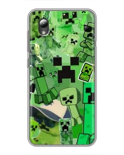 Чохол для ZTE Blade L8 з картинкою «Кріпери Minecraft»