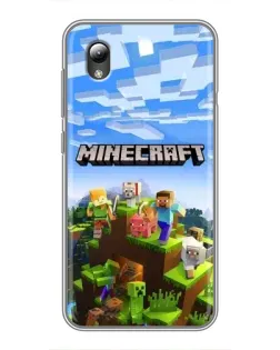 Чохол для ZTE Blade L8 з картинкою «Minecraft класичний світ»