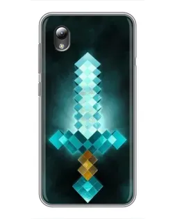 Чохол для ZTE Blade L8 з картинкою «Алмазний меч неон»