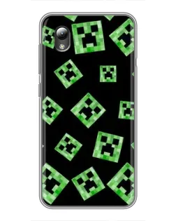 Чохол для ZTE Blade L8 з картинкою «Паттерн з кріперами»