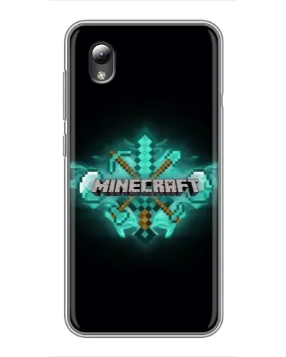 Чохол для ZTE Blade L8 з картинкою «Minecraft Diamond лого» Чохол для ZTE Blade L8 з картинкою «Minecraft Diamond лого»