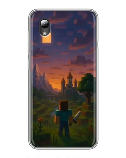 Чохол для ZTE Blade L8 з картинкою «Стів біля вежі» Чохол для ZTE Blade L8 з картинкою «Стів біля вежі»