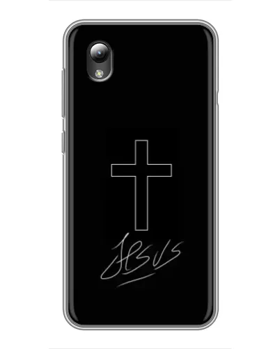 Чехол для ZTE Blade L8 с картинкой «Графический крест Jesus» Чехол для ZTE Blade L8 с картинкой «Графический крест Jesus»