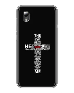Чехол для ZTE Blade L8 с картинкой «Текстовый крест» Чехол для ZTE Blade L8 с картинкой «Текстовый крест»