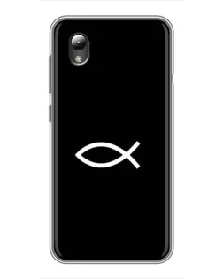 Чехол для ZTE Blade L8 с картинкой «Символ рыбы Jesus» Чехол для ZTE Blade L8 с картинкой «Символ рыбы Jesus»