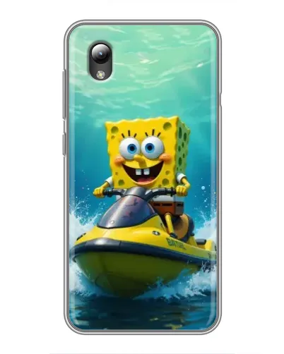 Чехол для ZTE Blade L8 с картинкой «Спанч Боб на гидроцикле» Чехол для ZTE Blade L8 с картинкой «Спанч Боб на гидроцикле»