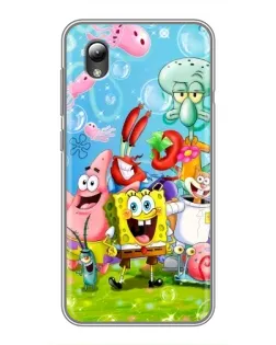 Чехол для ZTE Blade L8 с картинкой «Губка Боб и друзья» Чехол для ZTE Blade L8 с картинкой «Губка Боб и друзья»