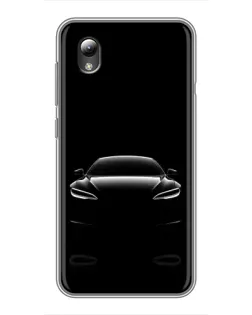 Чехол для ZTE Blade L8 с картинкой «Силуэт Tesla Night»