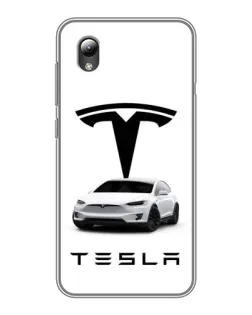Чехол для ZTE Blade L8 с картинкой «Tesla White Style»