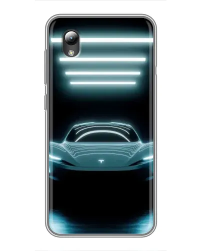 Чехол для ZTE Blade L8 с картинкой «Tesla в неоне» Чехол для ZTE Blade L8 с картинкой «Tesla в неоне»