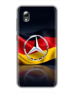 Чехол для ZTE Blade L8 с картинкой «Mercedes — флаг Германии»