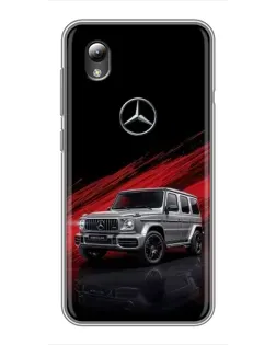 Чехол для ZTE Blade L8 с картинкой «Mercedes G-Class красный»