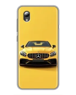 Чехол для ZTE Blade L8 с картинкой «Желтый Mercedes GT»