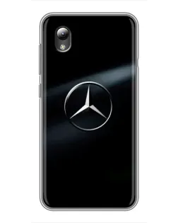 Чехол для ZTE Blade L8 с картинкой «Mercedes на металле»