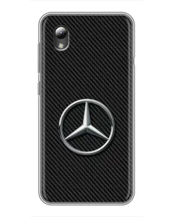 Чехол для ZTE Blade L8 с картинкой «Карбоновый Mercedes стиль»