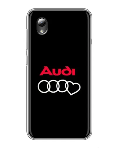 Чехол для ZTE Blade L8 с картинкой «Логотип Audi Heart»