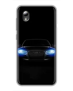 Чехол для ZTE Blade L8 с картинкой «Audi в неоне» Чехол для ZTE Blade L8 с картинкой «Audi в неоне»