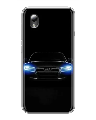 Чехол для ZTE Blade L8 с картинкой «Audi в неоне»