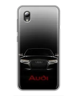 Чехол для ZTE Blade L8 с картинкой «Audi — градиентный контур» Чехол для ZTE Blade L8 с картинкой «Audi — градиентный контур»