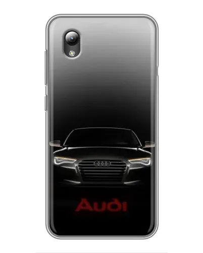 Чехол для ZTE Blade L8 с картинкой «Audi — градиентный контур»