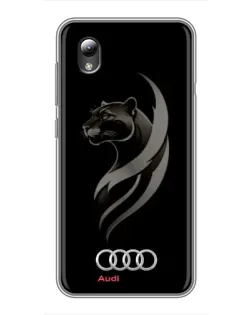 Чехол для ZTE Blade L8 с картинкой «Графика — пантера и Audi» Чехол для ZTE Blade L8 с картинкой «Графика — пантера и Audi»