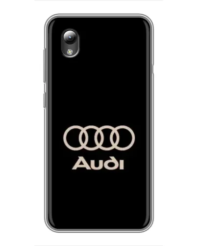 Чехол для ZTE Blade L8 с картинкой «Audi — золотой логотип»