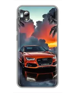 Чехол для ZTE Blade L8 с картинкой «Audi — закат» Чехол для ZTE Blade L8 с картинкой «Audi — закат»